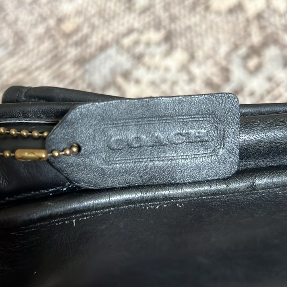 Vintage 90s COACH Station Bag 5130 Black Made in USA EUC - Picture 12 of 12